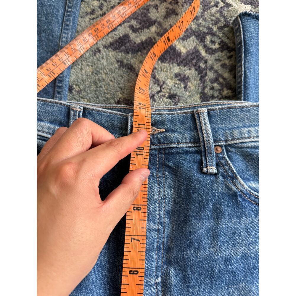 NWOT Mother The TomCat Frayed Ankle Jean Button Fly Sz 29 - Picture 10 of 13